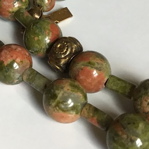 Semi-Precious Stone Necklace & Earrings Vintage - Picture 13 of 16